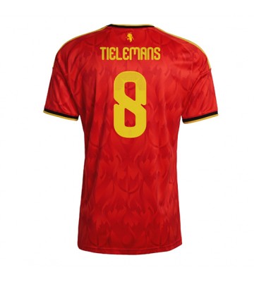 Belgien Youri Tielemans #8 Replika Hemmatröja VM 2026 Kortärmad
